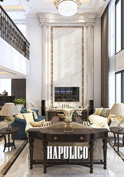 Thiết kế căn hộ Duplex Hapulico sang trọng với gỗ óc chó cao cấp